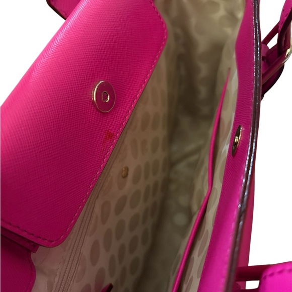 Kate Spade Hot Pink Women's Leather Bag - Picture 5 of 8